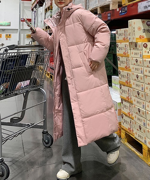 フード ボリューム ロングダウンコート culw830（ダウンジャケット