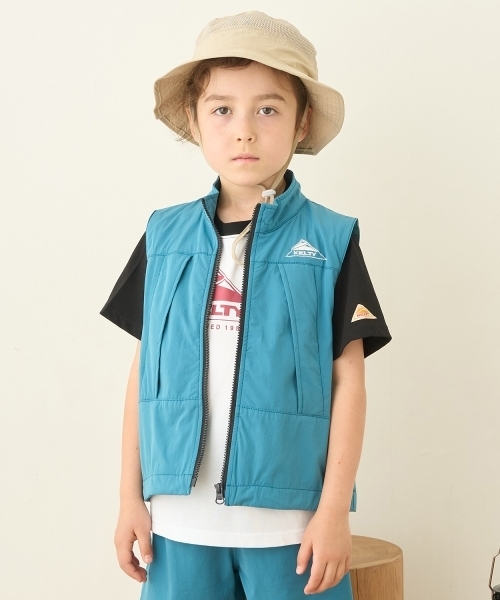 minimal（ミニマル）の「【４WAYストレッチ】【KELTY】ユーティリティベスト（ベスト・キッズ・ブルーグレー/ブラック/パープル・140cm/120cm/130cm/110cm/100cm）」の3枚目の写真