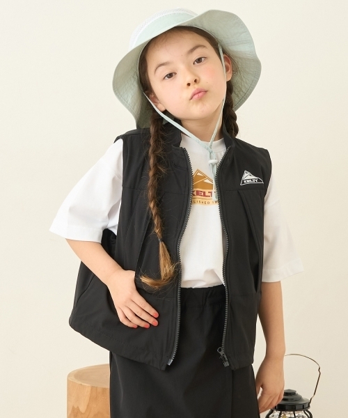 minimal（ミニマル）の「【４WAYストレッチ】【KELTY】ユーティリティベスト（ベスト・キッズ・ブルーグレー/ブラック/パープル・140cm/120cm/130cm/110cm/100cm）」の2枚目の写真