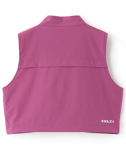 minimal（ミニマル）の「【４WAYストレッチ】【KELTY】ユーティリティベスト（ベスト・キッズ・ブルーグレー/ブラック/パープル・140cm/120cm/130cm/110cm/100cm）」の4枚目の写真