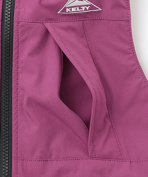 minimal（ミニマル）の「【４WAYストレッチ】【KELTY】ユーティリティベスト（ベスト・キッズ・ブルーグレー/ブラック/パープル・140cm/120cm/130cm/110cm/100cm）」の7枚目の写真