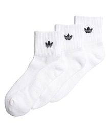adidas | adidas アディダス U 1/4 SOCKS 3P ソックス KG2226 WHITE(ソックス/靴下)
