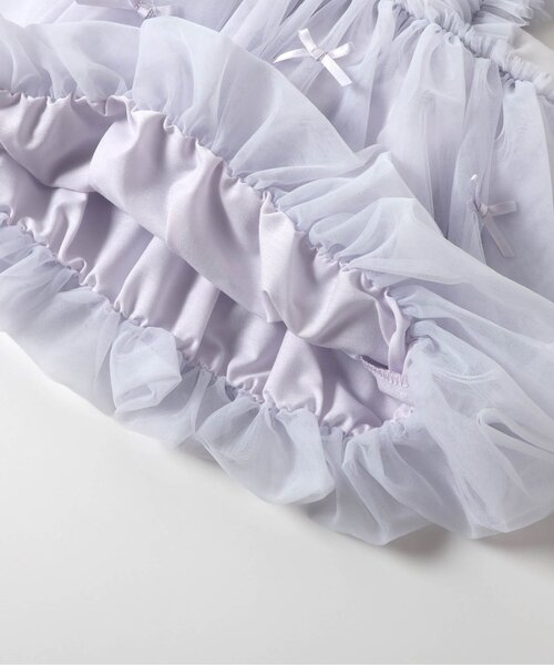 apres les cours(アプレレクール)の「バルーンチュールジャンスカ(その他ベビーウェア・キッズ・アイボリー/ライトグレー・70/80)」の15枚目の写真