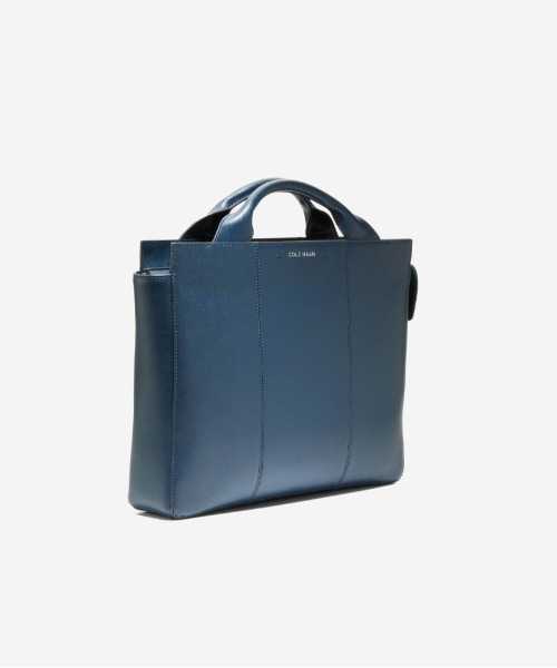 新品 コールハーン スローンアタッシュ ブリーフケース ビジネスバッグ レザー コール ハーン COLE HAAN スローンアタッシュ mens （ネイビーブレザー