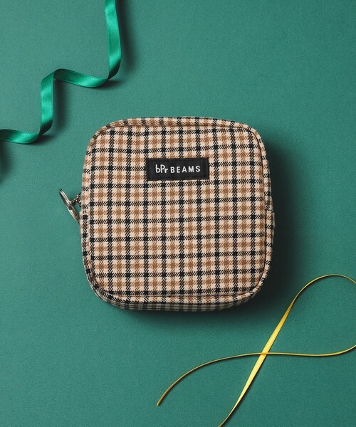bpr BEAMS（ビーピーアール ビームス ）の「チェック ポーチ M（ポーチ・レディース・その他4/その他/その他1/その他2/その他3・ONE SIZE）」の4枚目の写真