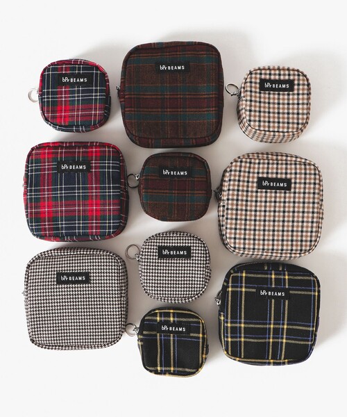 bpr BEAMS（ビーピーアール ビームス ）の「チェック ポーチ M（ポーチ・レディース・その他4/その他/その他1/その他2/その他3・ONE SIZE）」の6枚目の写真