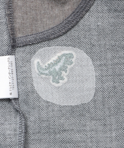 kladskap（クレードスコープ）の「チェックサスペンダー風カバーオール（ロンパース・キッズ・グレー・70cm/80ｃｍ）」の4枚目の写真