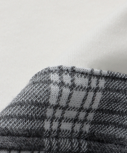 kladskap（クレードスコープ）の「チェックサスペンダー風カバーオール（ロンパース・キッズ・グレー・70cm/80ｃｍ）」の3枚目の写真