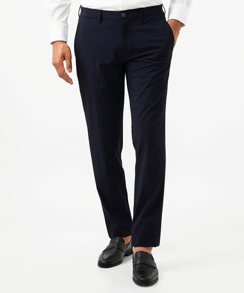 MICHEL KLEIN HOMME (ミッシェルクランオム)の「【セットアップ】テーパードパンツ(スラックス・メンズ・ブラック/ネイビー・MEDIUM/LARGE/X-LARGE)」の2枚目の写真
