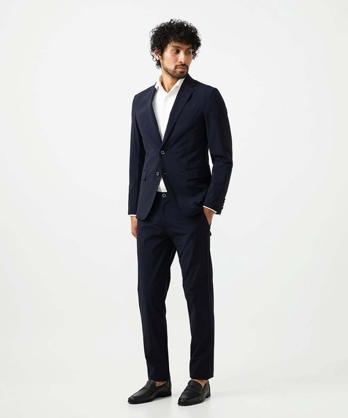 MICHEL KLEIN HOMME (ミッシェルクランオム)の「【セットアップ】テーパードパンツ(スラックス・メンズ・ブラック/ネイビー・MEDIUM/LARGE/X-LARGE)」の8枚目の写真