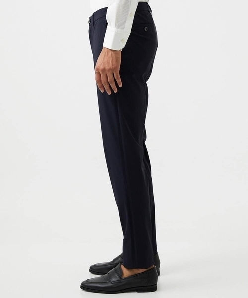 MICHEL KLEIN HOMME (ミッシェルクランオム)の「【セットアップ】テーパードパンツ(スラックス・メンズ・ブラック/ネイビー・MEDIUM/LARGE/X-LARGE)」の6枚目の写真