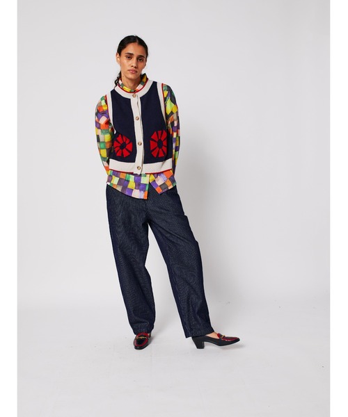 BOBO CHOSES（ボボショーズ）の「Relaxed fit jeans（デニムパンツ・レディース・ネイビー・S/M/L/XS/XL）」の11枚目の写真