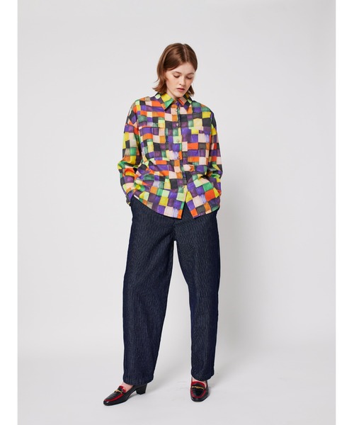 BOBO CHOSES（ボボショーズ）の「Relaxed fit jeans（デニムパンツ・レディース・ネイビー・S/M/L/XS/XL）」の7枚目の写真