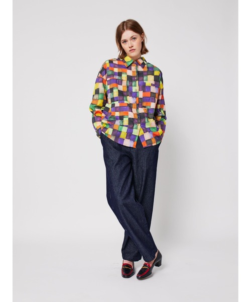 BOBO CHOSES（ボボショーズ）の「Relaxed fit jeans（デニムパンツ・レディース・ネイビー・S/M/L/XS/XL）」の8枚目の写真