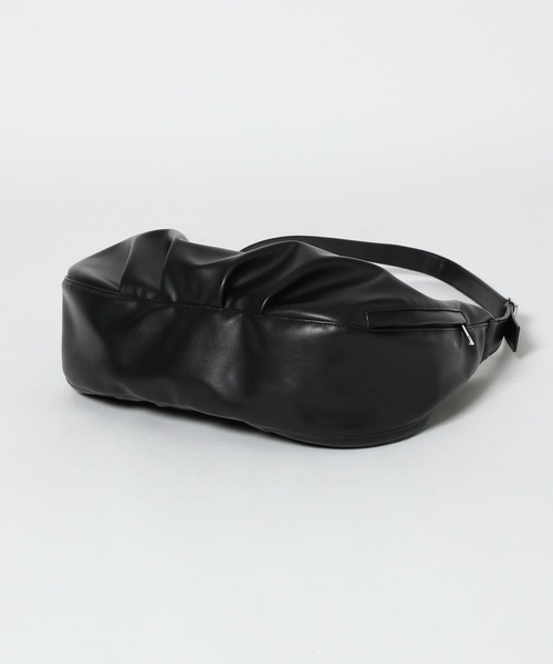 RAGEBLUE（レイジブルー）の「シンセティックレザーコンビ/タックラウンドショルダーバッグ（ショルダーバッグ・メンズ・ブラック/その他19・FREE）」の8枚目の写真