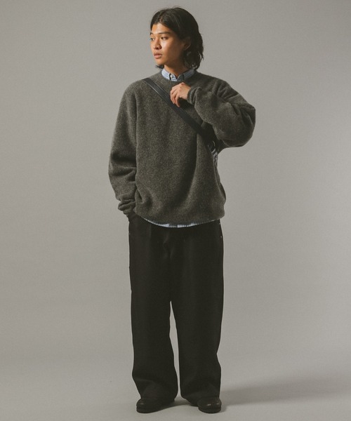 RAGEBLUE（レイジブルー）の「シンセティックレザーコンビ/タックラウンドショルダーバッグ（ショルダーバッグ・メンズ・ブラック/その他19・FREE）」の21枚目の写真