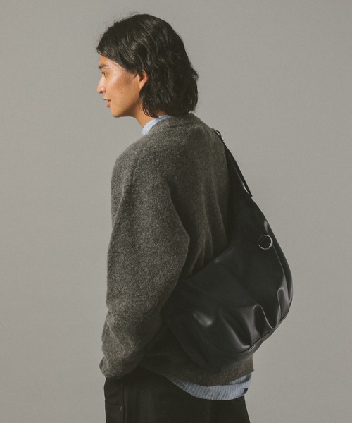 RAGEBLUE（レイジブルー）の「シンセティックレザーコンビ/タックラウンドショルダーバッグ（ショルダーバッグ・メンズ・ブラック/その他19・FREE）」の18枚目の写真