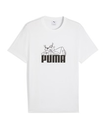PUMA プーマ メンズ グラフィック スーパー プーマ 半袖 Tシャツ