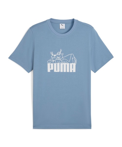 PUMA（プーマ）の「PUMA プーマ メンズ グラフィック スーパー プーマ 半袖 Tシャツ（Tシャツ/カットソー・メンズ・ホワイト/ブラック/サックスブルー・SMALL/X-LARGE/XX-LARGE/LARGE/MEDIUM）」の3枚目の写真