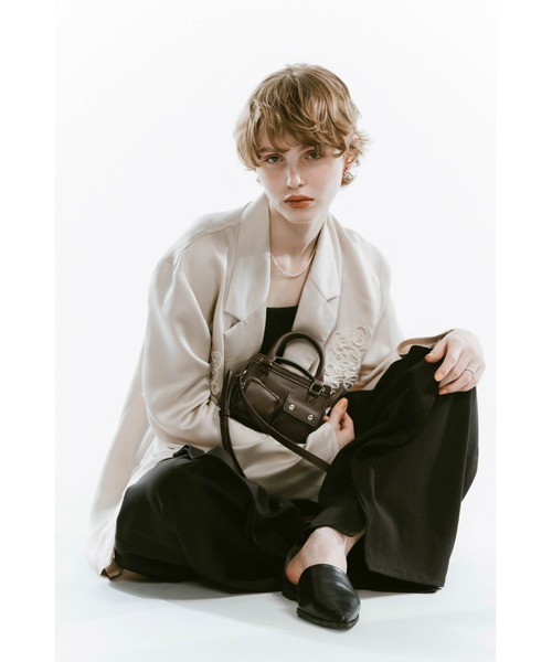 Knuth Marf(クヌースマーフ)の「mini multi pocket bag(ハンドバッグ・レディース・ライトブルー/ブラウン/レッド・ONESIZE)」の20枚目の写真