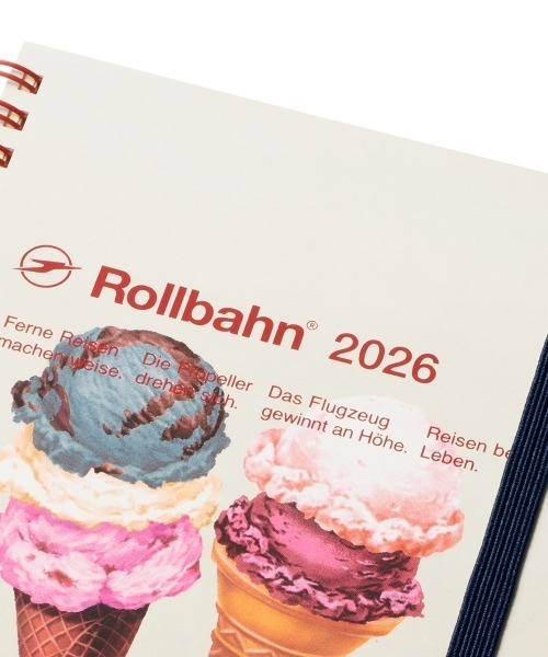Rollbahn（ロルバーン）の「【2026年版／2025年10月始まり手帳】ロルバーンダイアリー アメリカンスイーツ L（手帳/メモ帳・レディース・ベージュ/ブルー/グリーン/ブラウン/クリーム・FREE）」の8枚目の写真