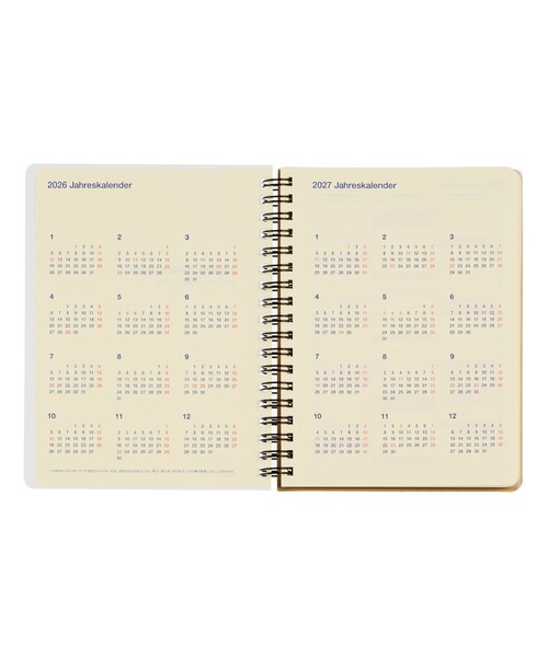 Rollbahn（ロルバーン）の「【2026年版／2025年10月始まり手帳】ロルバーンダイアリー アメリカンスイーツ L（手帳/メモ帳・レディース・ベージュ/ブルー/グリーン/ブラウン/クリーム・FREE）」の13枚目の写真