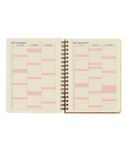 Rollbahn（ロルバーン）の「【2026年版／2025年10月始まり手帳】ロルバーンダイアリー アメリカンスイーツ L（手帳/メモ帳・レディース・ベージュ/ブルー/グリーン/ブラウン/クリーム・FREE）」の14枚目の写真