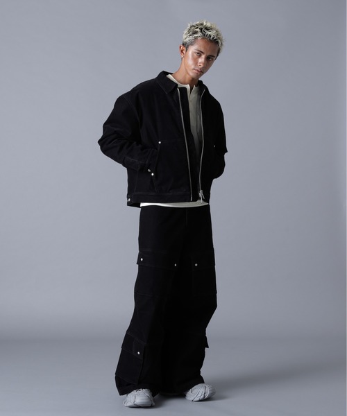 DANKE SCHON（ダンケシェーン）の「DankeSchon/ダンケシェーン/FLOCKY DENIM QUILT JACKET（デニムジャケット・メンズ・ブラック/ブラウン・M/L）」の16枚目の写真