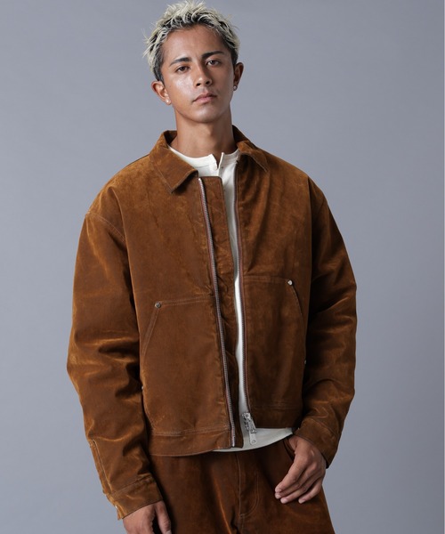 DANKE SCHON（ダンケシェーン）の「DankeSchon/ダンケシェーン/FLOCKY DENIM QUILT JACKET（デニムジャケット・メンズ・ブラック/ブラウン・M/L）」の19枚目の写真