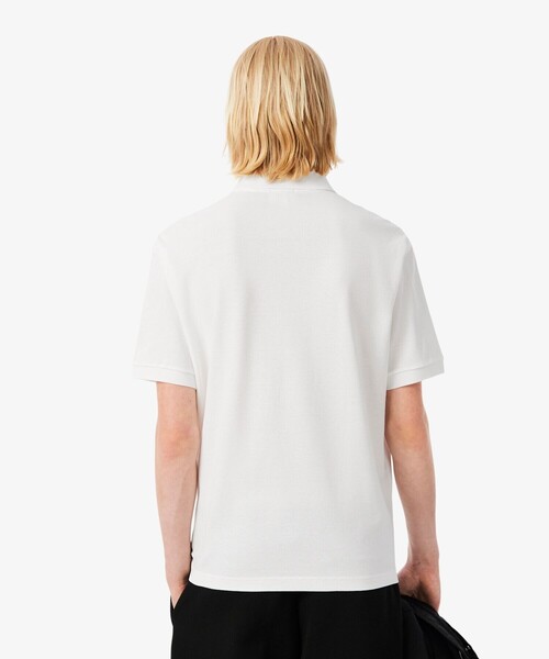 LACOSTE（ラコステ）の「ヘビーウェイトルーズフィットポロシャツ（ポロシャツ・メンズ・ホワイト/ライトブルー/ネイビー・S/M/L/XS）」の13枚目の写真