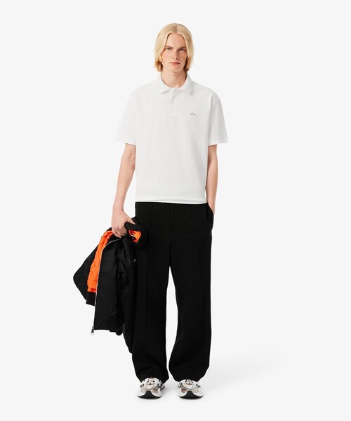 LACOSTE（ラコステ）の「ヘビーウェイトルーズフィットポロシャツ（ポロシャツ・メンズ・ホワイト/ライトブルー/ネイビー・S/M/L/XS）」の10枚目の写真