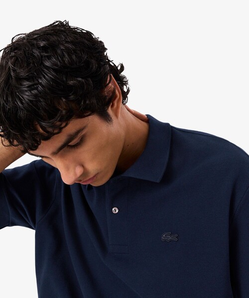 LACOSTE（ラコステ）の「ヘビーウェイトルーズフィットポロシャツ（ポロシャツ・メンズ・ホワイト/ライトブルー/ネイビー・S/M/L/XS）」の9枚目の写真