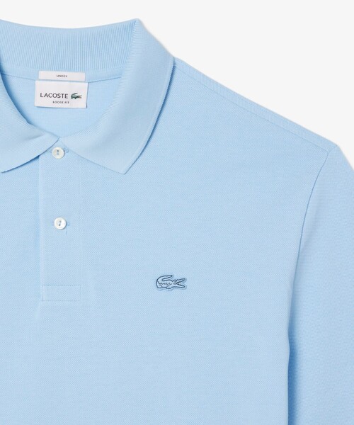 LACOSTE（ラコステ）の「ヘビーウェイトルーズフィットポロシャツ（ポロシャツ・メンズ・ホワイト/ライトブルー/ネイビー・S/M/L/XS）」の17枚目の写真
