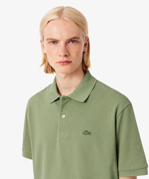 LACOSTE（ラコステ）の「ヘビーウェイトルーズフィットポロシャツ（ポロシャツ・メンズ・ホワイト/ライトブルー/ネイビー・S/M/L/XS）」の19枚目の写真