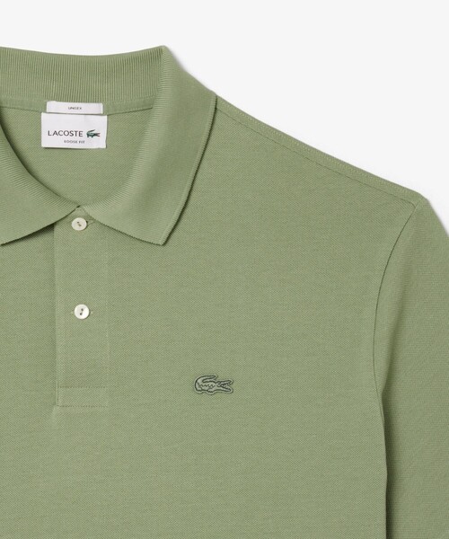 LACOSTE（ラコステ）の「ヘビーウェイトルーズフィットポロシャツ（ポロシャツ・メンズ・ホワイト/ライトブルー/ネイビー・S/M/L/XS）」の22枚目の写真