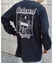 【MODISH GAZE】スモーキングガール Relaxed ロンT