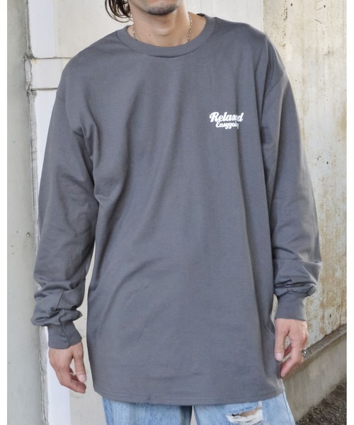 MODISH GAZE(モディシュガゼ)の「【MODISH GAZE】スモーキングガール Relaxed ロンT(Tシャツ/カットソー・メンズ・ブラック/アッシュグレー/グレー・MEDIUM/LARGE/X-LARGE)」の7枚目の写真