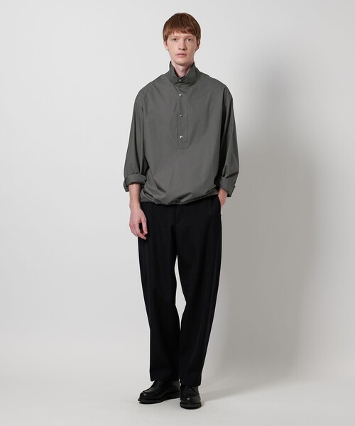 LOEFF（ロエフ）の「＜LOEFF＞タイプライター スナップ シャツ UNISEX（シャツ/ブラウス・レディース・ブラック/ホワイト/ダークグレー・2/0/1）」の13枚目の写真