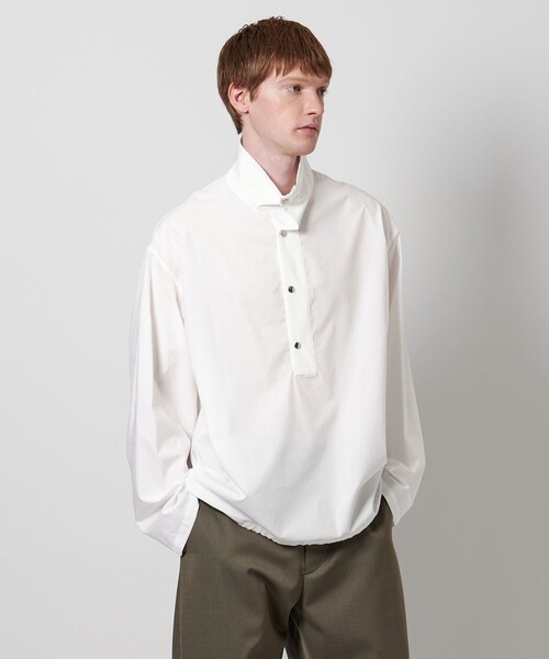 LOEFF（ロエフ）の「＜LOEFF＞タイプライター スナップ シャツ UNISEX（シャツ/ブラウス・レディース・ブラック/ホワイト/ダークグレー・2/0/1）」の17枚目の写真