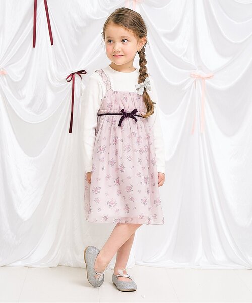 apres les cours（アプレレクール）の「リボンヘアピン（ヘアピン・キッズ・シルバー/ピンク・FREE）」の5枚目の写真