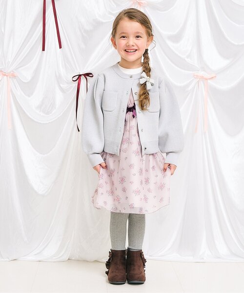 apres les cours（アプレレクール）の「リボンヘアピン（ヘアピン・キッズ・シルバー/ピンク・FREE）」の6枚目の写真