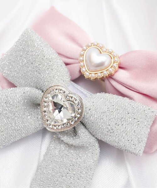 apres les cours（アプレレクール）の「リボンヘアピン（ヘアピン・キッズ・シルバー/ピンク・FREE）」の9枚目の写真