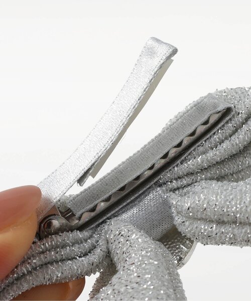 apres les cours（アプレレクール）の「リボンヘアピン（ヘアピン・キッズ・シルバー/ピンク・FREE）」の15枚目の写真