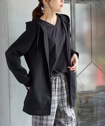 ロング ジップ」に該当するレディースのパーカーファッション通販