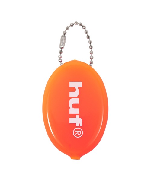 HUF(ハフ)の「HUF eightynine COIN CASE(コインケース・メンズ・ブラック/オレンジ/ホワイト/ライトグリーン・O/S)」の4枚目の写真