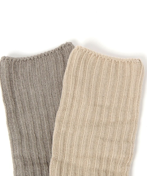 GLOBAL WORK(グローバルワーク)の「らくごこちルーズソックス/572235(ソックス/靴下・レディース・オフホワイト/ベージュ/ブラウン/ブラック/グレー・FREE)」の10枚目の写真