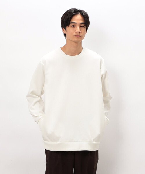 COMME CA ISM（コムサイズム）の「ダンボールニット プルオーバー（スウェット・メンズ・ホワイト/ブラウン/ブルー/ブラック・MEDIUM/LARGE）」の2枚目の写真