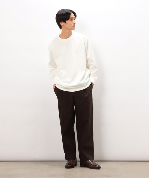 COMME CA ISM（コムサイズム）の「ダンボールニット プルオーバー（スウェット・メンズ・ホワイト/ブラウン/ブルー/ブラック・MEDIUM/LARGE）」の5枚目の写真