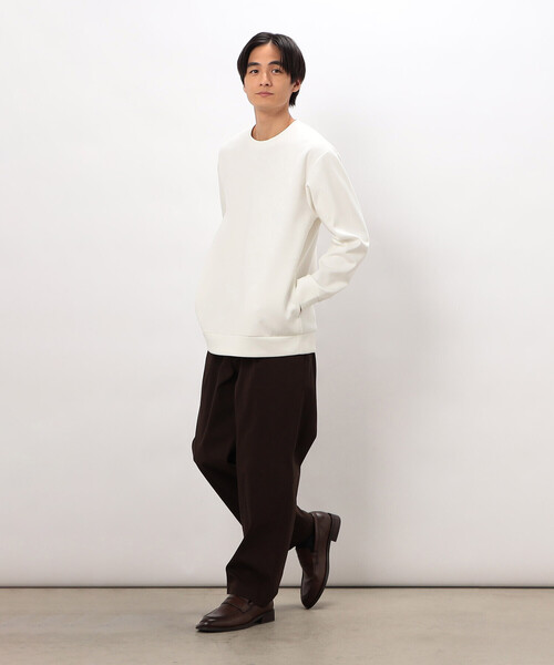 COMME CA ISM（コムサイズム）の「ダンボールニット プルオーバー（スウェット・メンズ・ホワイト/ブラウン/ブルー/ブラック・MEDIUM/LARGE）」の7枚目の写真