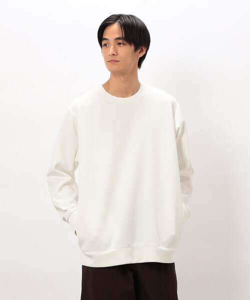 COMME CA ISM（コムサイズム）の「ダンボールニット プルオーバー（スウェット・メンズ・ホワイト/ブラウン/ブルー/ブラック・MEDIUM/LARGE）」の8枚目の写真